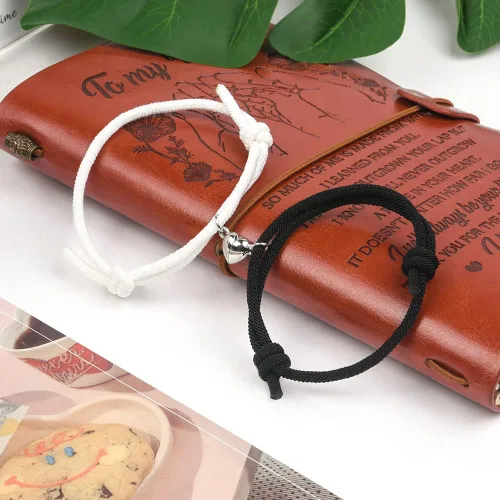 Miniatura 4 de Pulseras magnéticas para parejas, pulseras de atracción mutua, votos de amor eterno, pulseras de pareja ajustables, regalos de joyería expresan amor