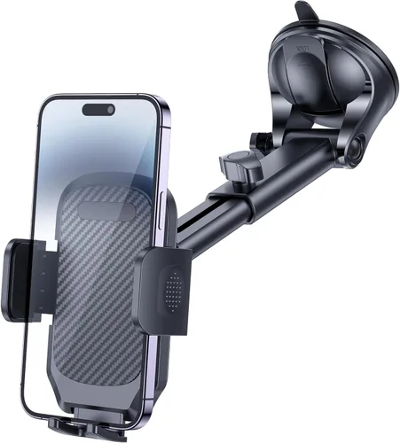 Miniatura 4 de YAOKEEP Soporte de teléfono para automóvil, [actualización 2025, ventosa fuerte], soportes de teléfono con rotación de 360°