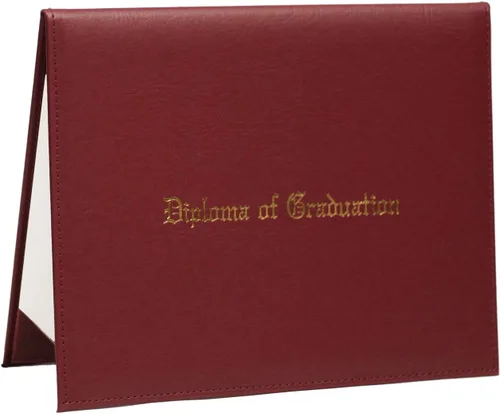Miniatura 7 de Funda impresa para diploma de 8.5 x 11 pulgadas, cubierta acolchada de cuero sintético, soporte para documentos de graduación, tamaño carta