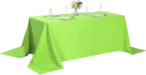 Miniatura 18 de Cupuamon - Mantel rectangular de 60 x 84 pulgadas, tela de poliéster lavable para decoración de bodas, fiestas, cenas y banquetes
