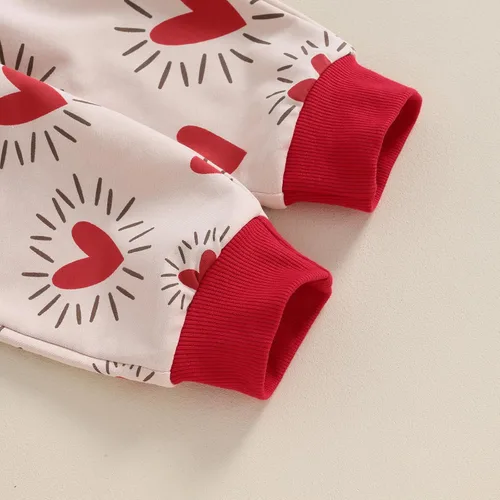 Miniatura 5 de Engofs Conjunto de sudadera de manga larga para bebé niño y niña, 2 piezas, sudadera de manga larga para otoño e invierno
