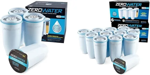 Miniatura 7 de ZeroWater Filtro de repuesto oficial, repuesto de filtro TDS 0 de 5 etapas y dispensador de filtro de agua de 52 tazas de lectura de 5 etapas
