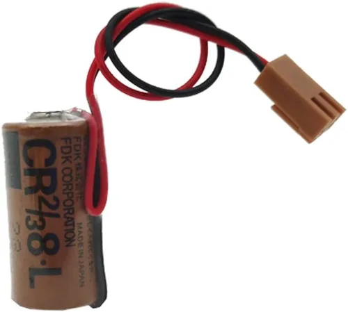 Miniatura 3 de BALOLO - Batería de litio CR2/38.L 3V 2000mAh PLC para Fuji CR2/3 8.L 3V compatible con FDK CR17/33 con enchufe marrón