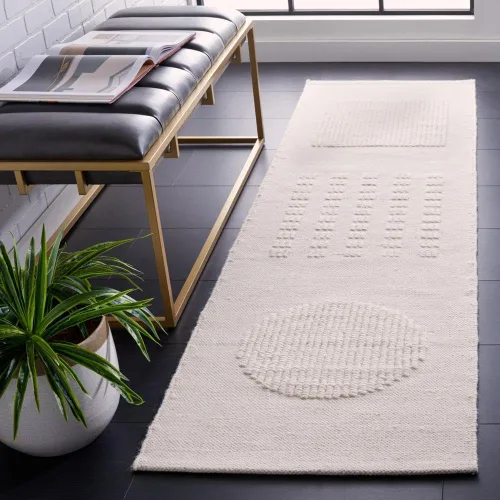 Miniatura 11 de SAFAVIEH Lasa Collection - Alfombra de área de 5.3 x 7.7 pies, color gris claro, diseño de flecos sólidos, no desprende pelusa y de fácil cuidado