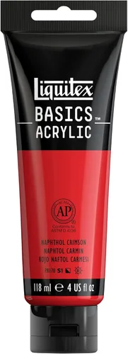 Miniatura 64 de Liquitex BASICS Pintura Acrílica, Botella de 400ml (13.5 oz), Blanco Titanio Titanio Blanco