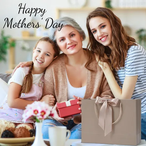 Miniatura 4 de PASEOTA Bolsas de regalo de 12.6" a granel, 10 bolsas de regalo con 20 papeles de seda y 10 tarjetas de felicitación, bolsa de lujo con asas