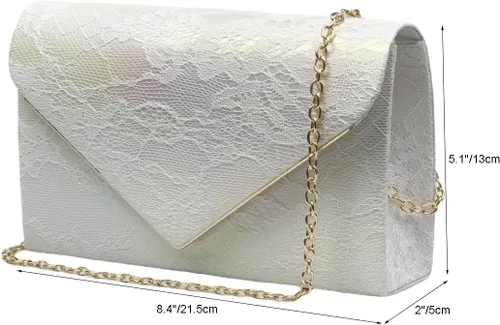 Miniatura 5 de Bolso cruzado pequeño de noche para mujer, bolso cruzado para baile de graduación, bolsas de hombro clásicas para bodas, fiestas