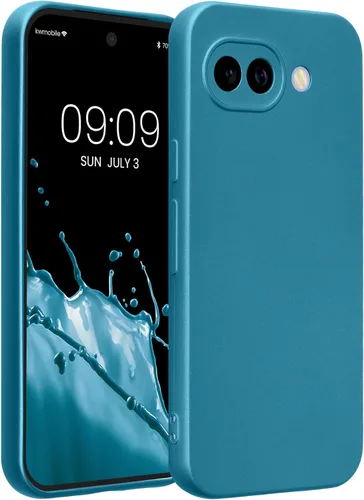 Miniatura 201 de kwmobile Funda compatible con Google Pixel 9 Pro - Funda protectora delgada de TPU para teléfono - Acabado mate suave - Negro mate