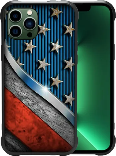 Miniatura 26 de Funda con diseño de ciervo y bandera estadounidense para iPhone 11 Pro Max - Funda protectora de poliuretano termoplástico resistente, antiarañazos