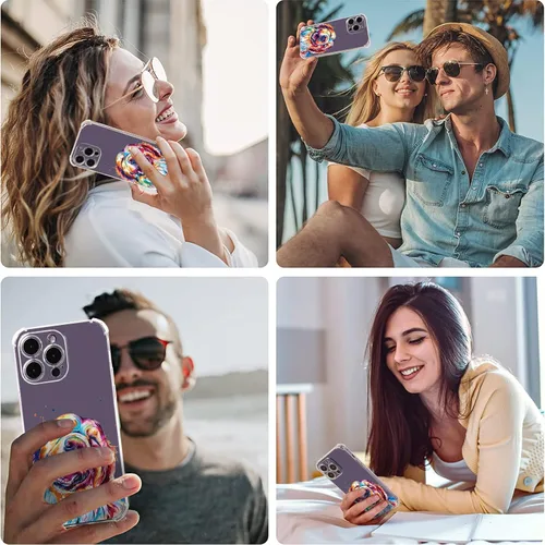 Miniatura 6 de Roemary Buffertech - Funda protectora para iPhone 13 Pro Max con diseño Golden Retriever, diseño de arcoíris con protector de pantalla