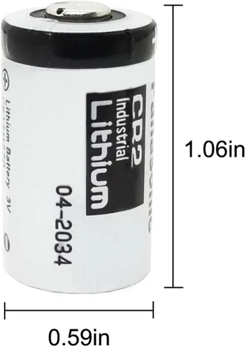 Miniatura 2 de (10 unidades CR2 3V batería de litio industrial 850mAh Foto Litio Batería