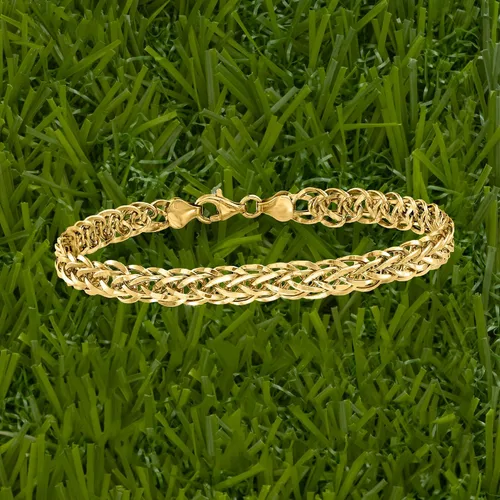 Miniatura 3 de Ross-Simons 18kt Yellow Gold Wheat-Link Bracelet