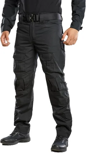 Miniatura 3 de TRGPSG Pantalones tácticos para hombre, pantalones de senderismo, pantalones cargo de camuflaje militar, pantalones de trabajo casuales