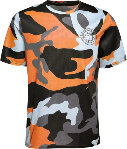 Miniatura 2 de Wuzfully Camiseta de ciclismo de montaña para hombre, camiseta de motocross, BMX, camisetas de descenso para deportes