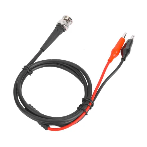 Miniatura 7 de Cable coaxial con clip BNC, generador de señal de función, accesorios de línea de prueba, 35.4 in, 50 Ω para generador de señal