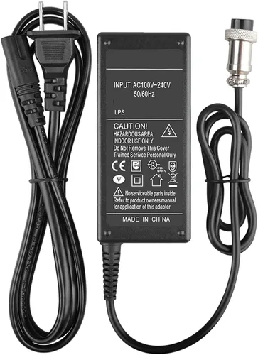 Cargador adaptador de 24V 2A AC/DC compatible con Razor E200, E300, Crazy Cart, MX350, Pocket Mod, Drifter, DB, Dirt Quad, QL-09009-B2401500H,
