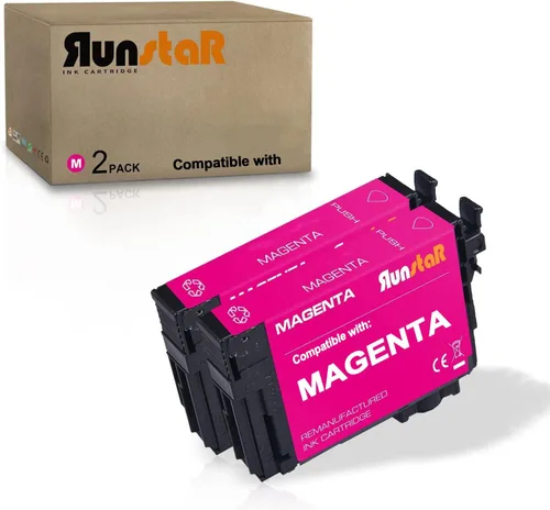 Miniatura 8 de Run Star 2 paquetes remanufacturados para 802XL T802XL cartucho de tinta cian repuesto para Epson 802XL T802XL uso para impresora Epson Workforce