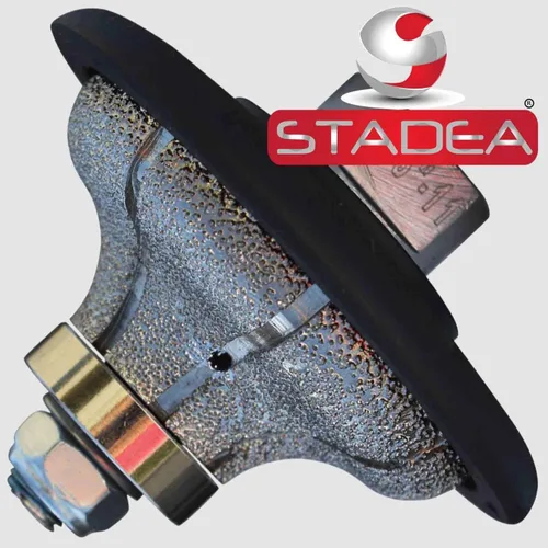 Miniatura 2 de Rueda de perfil de diamante Ogee 3/4 "para pulidora húmeda de piedra molinillo granito mármol hormigón