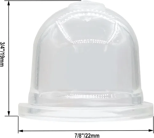 Miniatura 4 de 561635001 Bomba de bombilla de cebador para carburador Ryobi Homelite Craftsman de 26 cc, cortador de cepillo de cuerda, cortador de cepillo