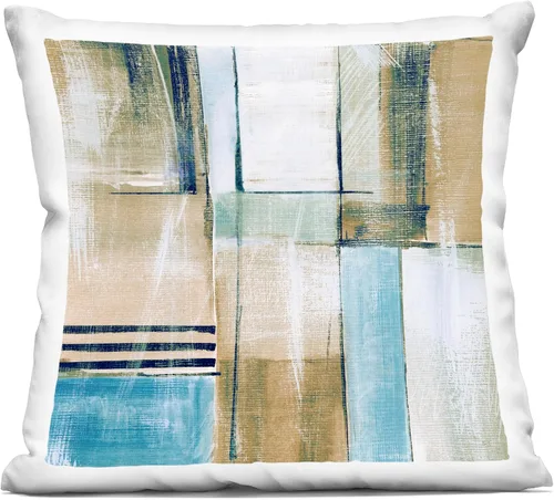 Miniatura 9 de Stupell Industries Natural Boho Abstraction - Almohada para interiores, 18 x 18 pulgadas, color beige