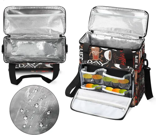 Miniatura 3 de Keurig K-Mini Plus - Estuche portátil para cafetera de una sola porción con bolsillos para cápsulas K-Cup, bolsa de almacenamiento de viaje marrón