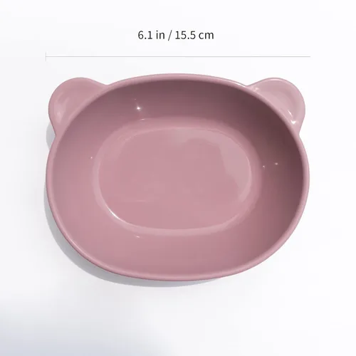 Miniatura 3 de BLUE GINKGO Cuencos de silicona para niños, lindos cuencos de silicona para bebés/platos de silicona para niños pequeños y niños, aptos para Rosado