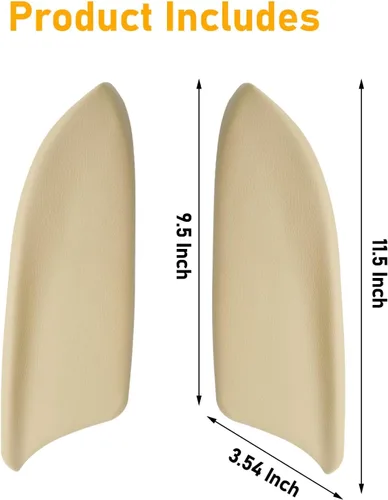 Miniatura 7 de Compatible con paneles de puerta de Honda Accord Tapa de apoyabrazos 2008-2012, 2 piezas de cubierta de apoyabrazos de panel de puerta de cuero PU