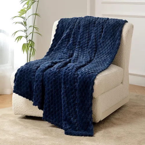 Miniatura 24 de FY FIBER HOUSE Manta de Vellón para Sofá 300GMS Súper Suave de Felpa Difusa Mantas y Cobijas para Sofá Cama Oficina, 40x50 Pulgadas, Beige