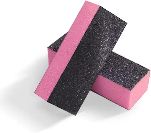 SKYPIA Pulidor de uñas de 3 caras, pulidor de lijado, pulido de lima, brillo de archivos, herramienta de manicura, pedicura, kit de uñas acrílicas,