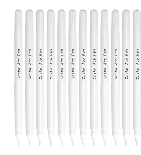 12 bolígrafos de marcado de tela borrable en agua, marcador de tela de tinta que desaparece, para coser, aire, borrable, soluble en agua, tinta para