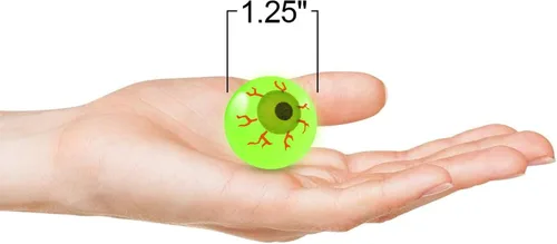 Miniatura 3 de ArtCreativity Bolas rebotadoras que brillan en la oscuridad – Paquete a granel de 12 – Bolas rebotantes de 1.25 pulgadas de alto para niños