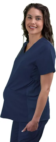 Miniatura 2 de Camiseta médica de enfermería médica con cuello en V para mujer GT Performance