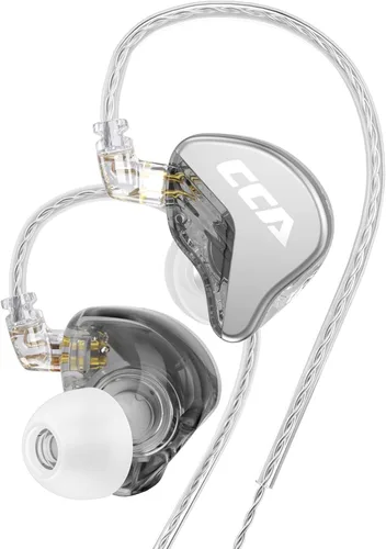 Miniatura 3 de CCA CRA Auriculares - Monitor intrauditivo, diafragma ultrafino, controlador dinámico IEM, sonido claro y graves profundos, auriculares