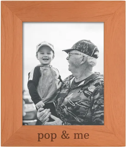 Miniatura 13 de Personalized Gifts Grandpa Gift Grandpa and Me Grandchild - Marco de fotos de madera natural grabado de 4 x 6 pulgadas, diseño de paisaje