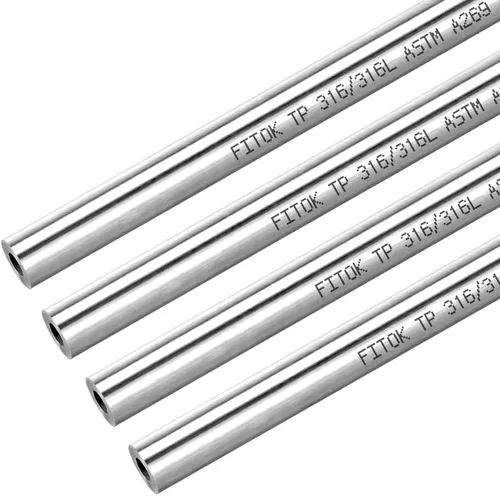 Miniatura 10 de Tubo liso de acero inoxidable 316/316L 1" DE × 0.083" de pared × 80" de longitud, tubo recocido ASTM A269 (1 pieza)