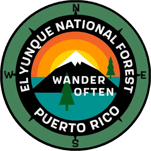 Miniatura 4 de El Yunque National Forest Puerto Rico – Wander Often – 3.5 pulgadas Ventana Coche Camión Adhesivo Adhesivo Vacaciones Recuerdo Viaje Aventura Azul