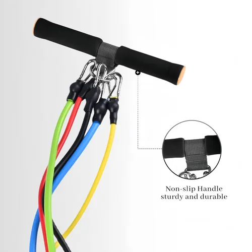 Miniatura 3 de Adjustable Foot Pedal Resistance Band, Durable Foot Pedal Resistance Trainer with Bag. Multifunctional Pedal Puller Resistance Rope with Handles.