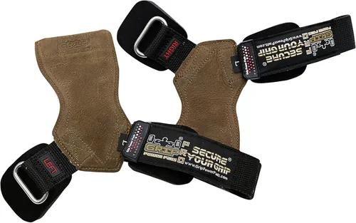 Miniatura 5 de Lifting Grips PRO Guantes de Peso de Servicio Pesado Correas de Barra de Gimnásticos Alternativa a Ganchos de Potencia Peso Muerto Muñequera Piel