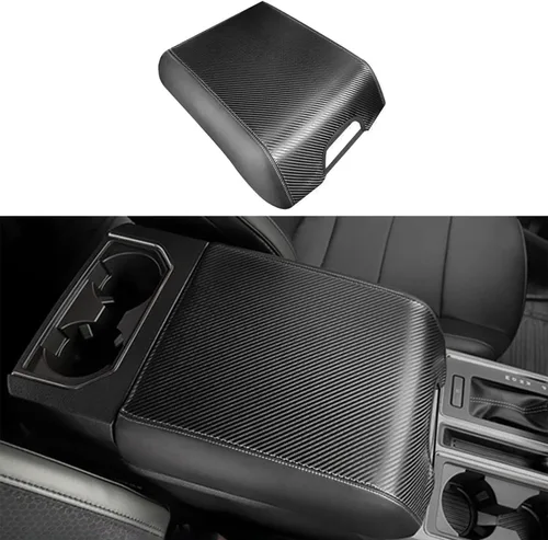 Miniatura 9 de Funda para reposabrazos adecuada para Ford F150 2015-2023, para Ford F250 F350 2017-2023 con asiento de salto 40/20/40, consola central, alfombrilla