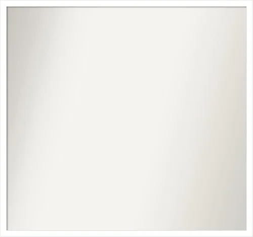 Miniatura 405 de Amanti Art Espejo de baño blanco para sobre el fregadero, 32 x 45 pulgadas, espejo de tocador rectangular blanco esbelto, marco de madera moderno