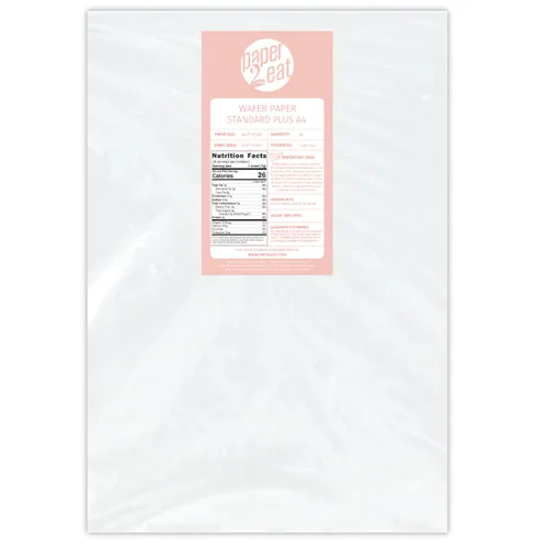Miniatura 21 de Hojas de Papel Oblea Comestible Imprimible de paper2eat (0.40 mm - 25 hojas/Vainilla)