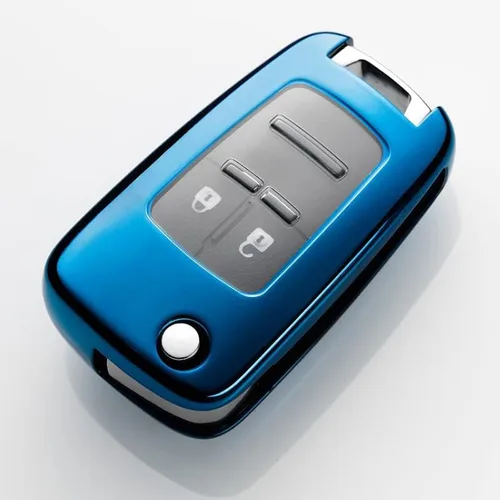 Miniatura 2 de Funda para llavero de TPU para Chevrolet Trax Cruze Aveo para Opel Astra J Corsa Meriva Zafira Antara Mokka Insignia Oro