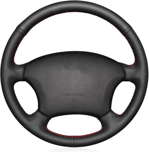 Miniatura 18 de Funda de Volante de Cuero Genuino de Ajuste Personalizado para Lexus LX450 1996 1997 / LX470 1998-2002 / Toyota Land Cruiser 1995 1996 1997 1998