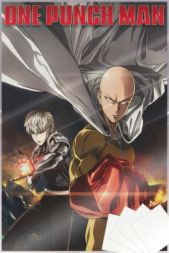 Miniatura 8 de POSTER STOP ONLINE One Punch Man - Póster impreso para serie de televisión de anime (Destrucción) (tamaño: 24 x 36 pulgadas) (póster laminado)