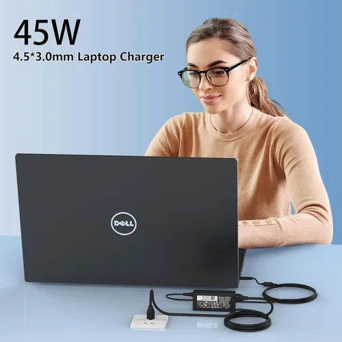 Miniatura 6 de Cargador de portátil de punta redonda de 45 W para Dell Inspiron 13 14 15 3000 5000 7000 Series 15-3552 3555 3558 3565 3567 5551 5552 5555 5558 5559