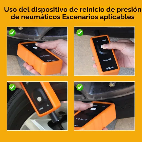 Miniatura 4 de TPMS Herramienta de reinicio para sensor de presión de neumáticos - EL-50448 Herramienta de reaprendizaje del sistema de control de presión