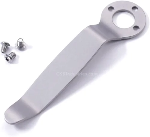 Miniatura 23 de EZSMITH (Modelo 1 Pinza de bolsillo universal - (Acabado táctico negro) - Pinza de bolsillo de repuesto para cuchillos plegables, teléfonos