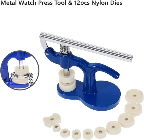 Miniatura 3 de EDIONS Kit de herramientas de reparación de relojes, herramientas de reloj portátiles profesionales, juegos de abridor de espalda, kit