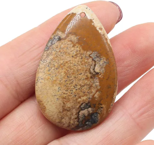 Miniatura 7 de 5 piezas de colgante de gota natural turquesa ágata imagen piedra curativa joyería mineral fabricación de bricolaje collar aretes accesorio Deco