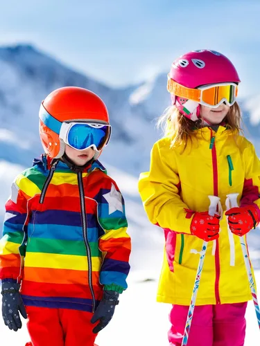 Miniatura 5 de 6 pares de guantes de invierno para niños, impermeables, guantes de esquí para nieve, cálidos, dedos completos, snowboard, guantes unisex para clima